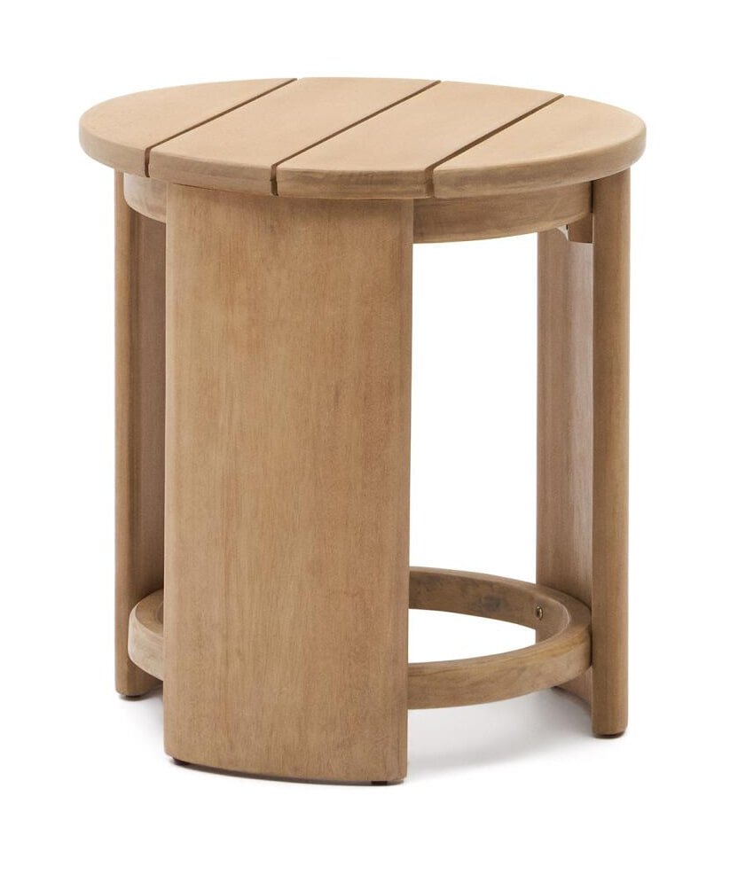 Kave Home Ronde Bijzettafel Xoriguer Eucalyptushout