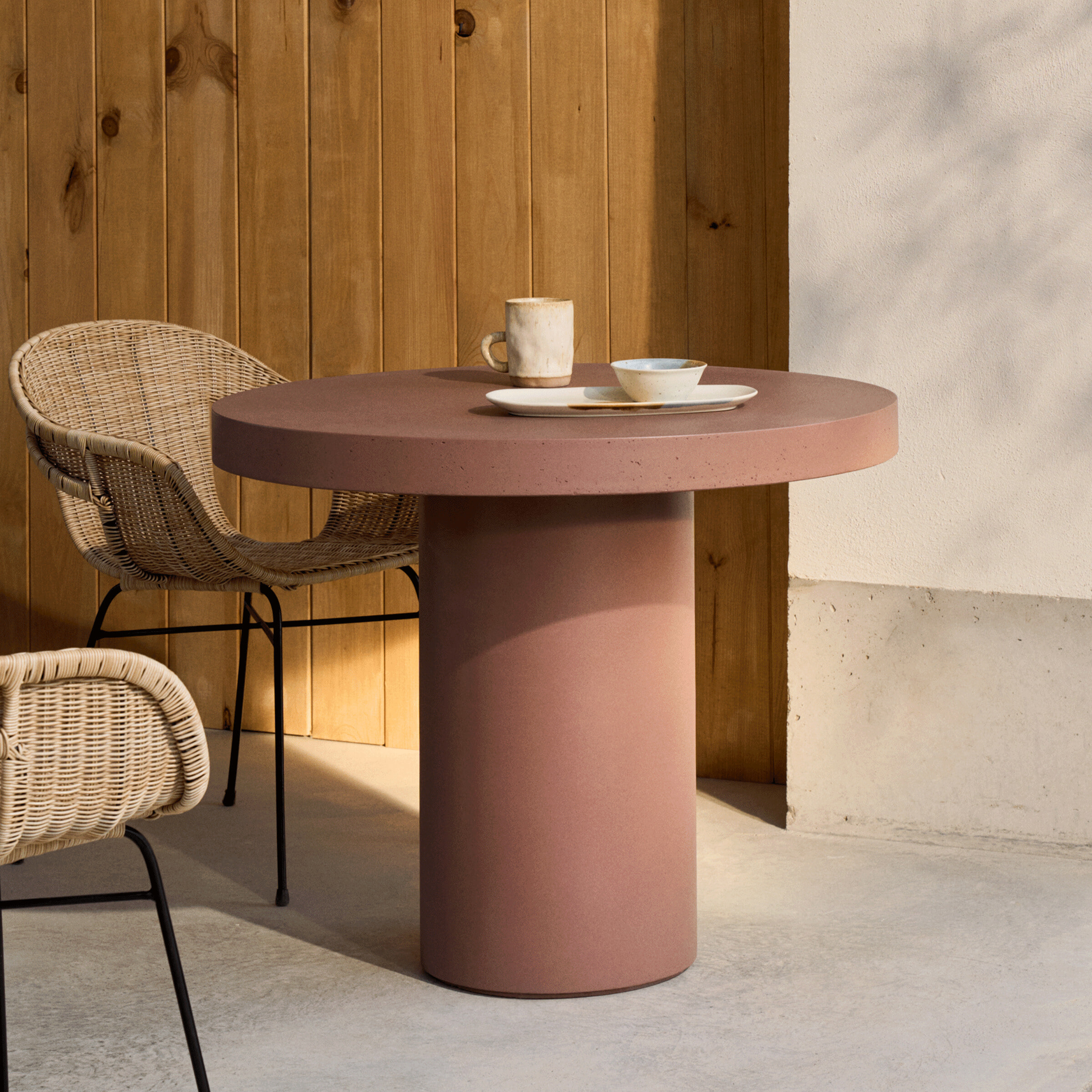 Kave Home Ronde Bistrotafel Aiguablava Beton