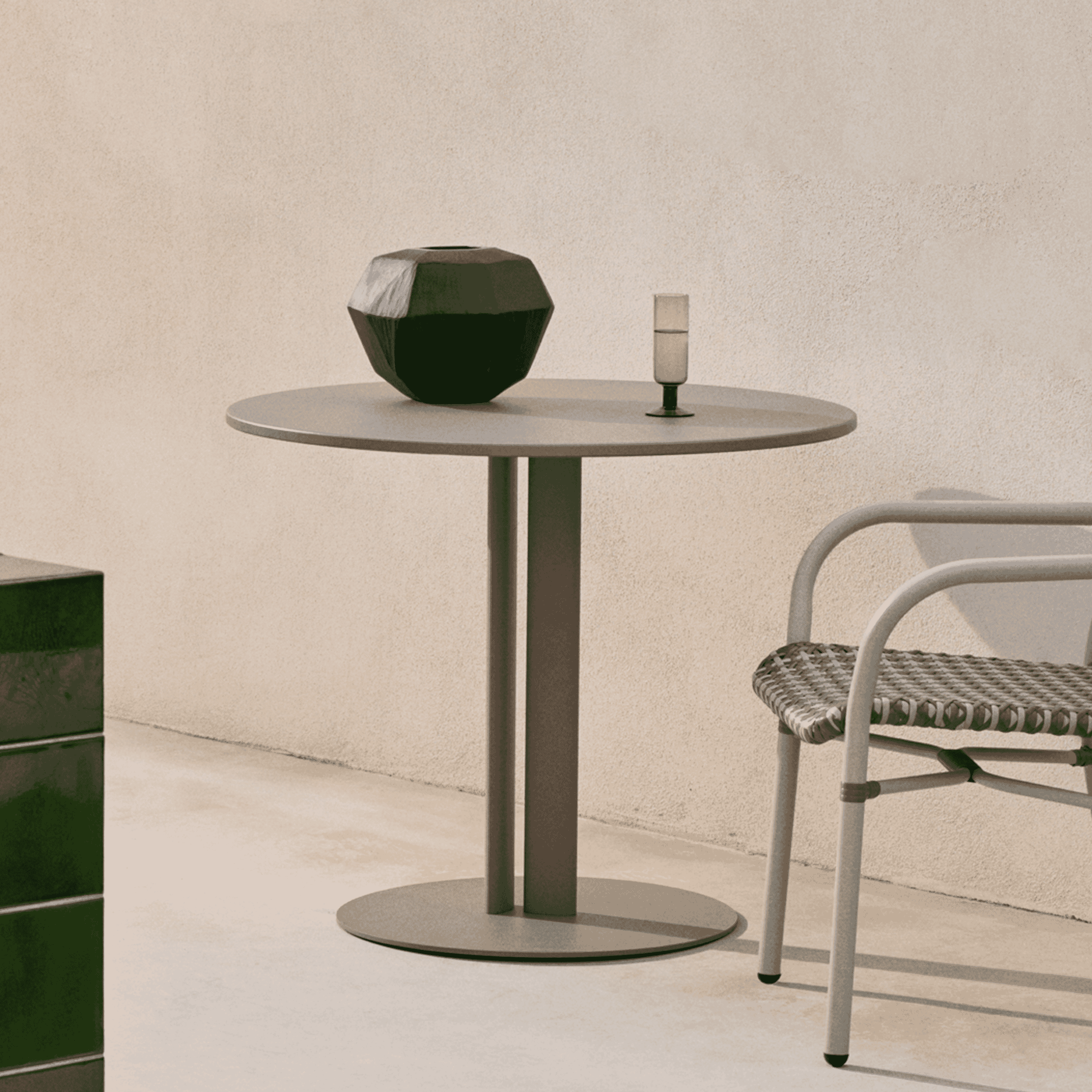 Kave Home Ronde Bistrotafel Sedalis Aluminium