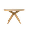 Kave Home Ronde Eettafel Julieta Massief Acacia / Polycement