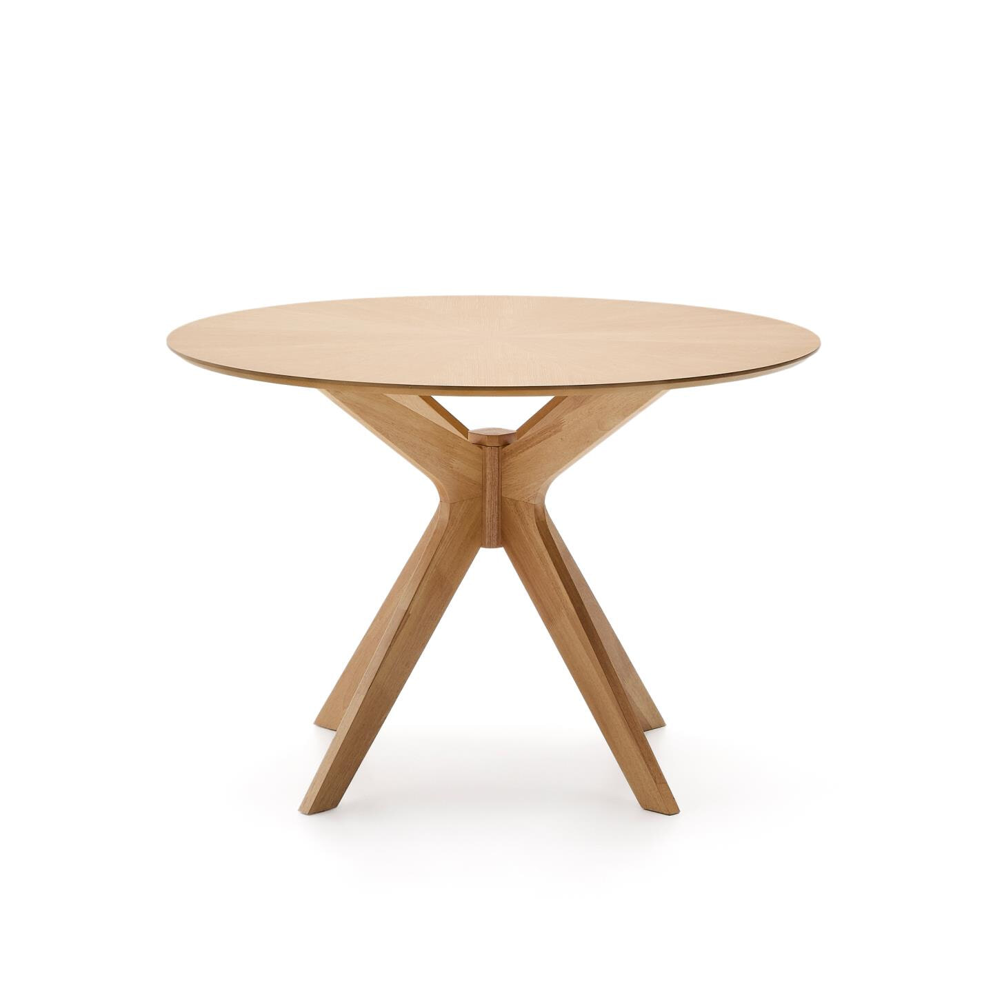 Kave Home Ronde Eettafel Naanim Eikenfineer