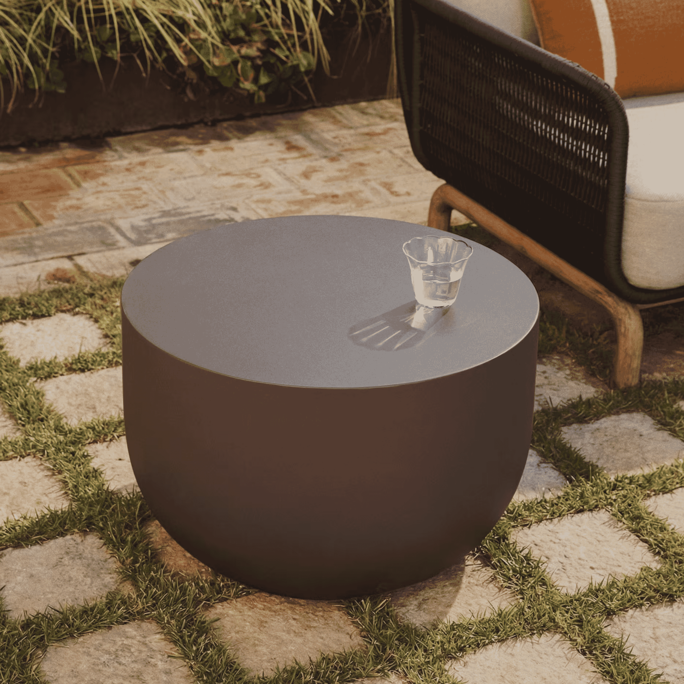 Kave Home Ronde Salontafel Garbet Cement