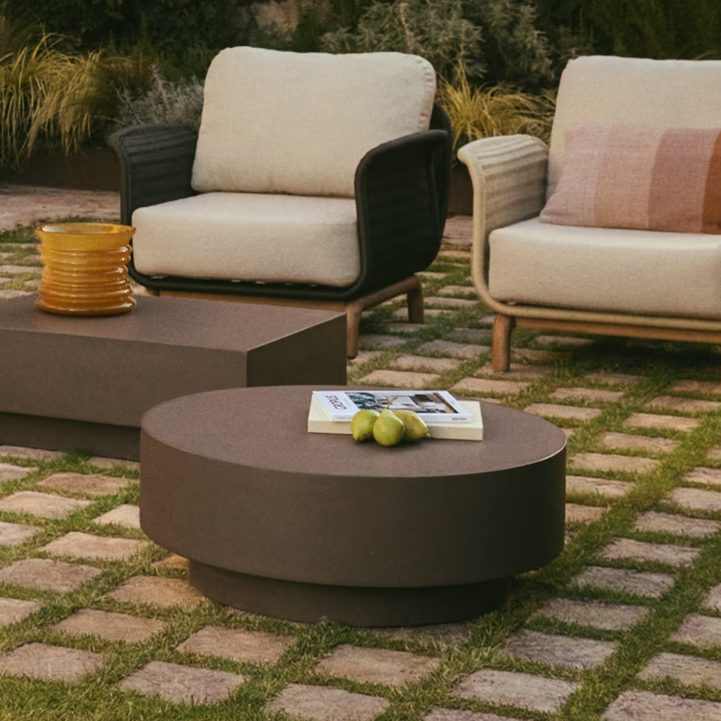 Kave Home Ronde Salontafel Garbet Cement