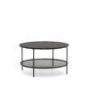 Kave Home Ronde Salontafel 'Gilda' Glas en Metaal
