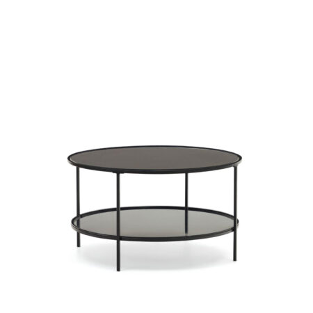 Kave Home Ronde Salontafel Gilda Glas en Metaal