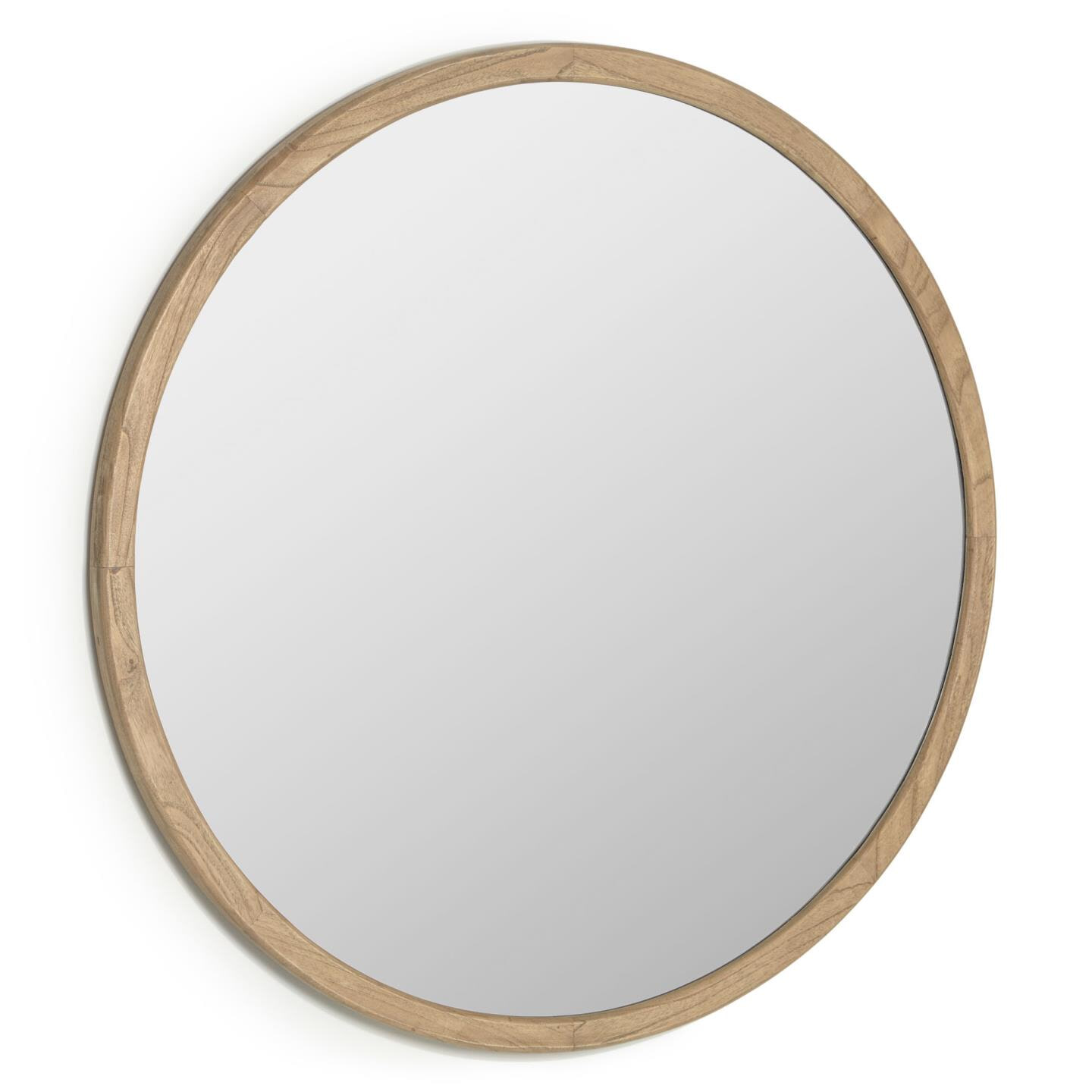 Kave Home Ronde Spiegel Alum 100cm - Naturel | Kave Home