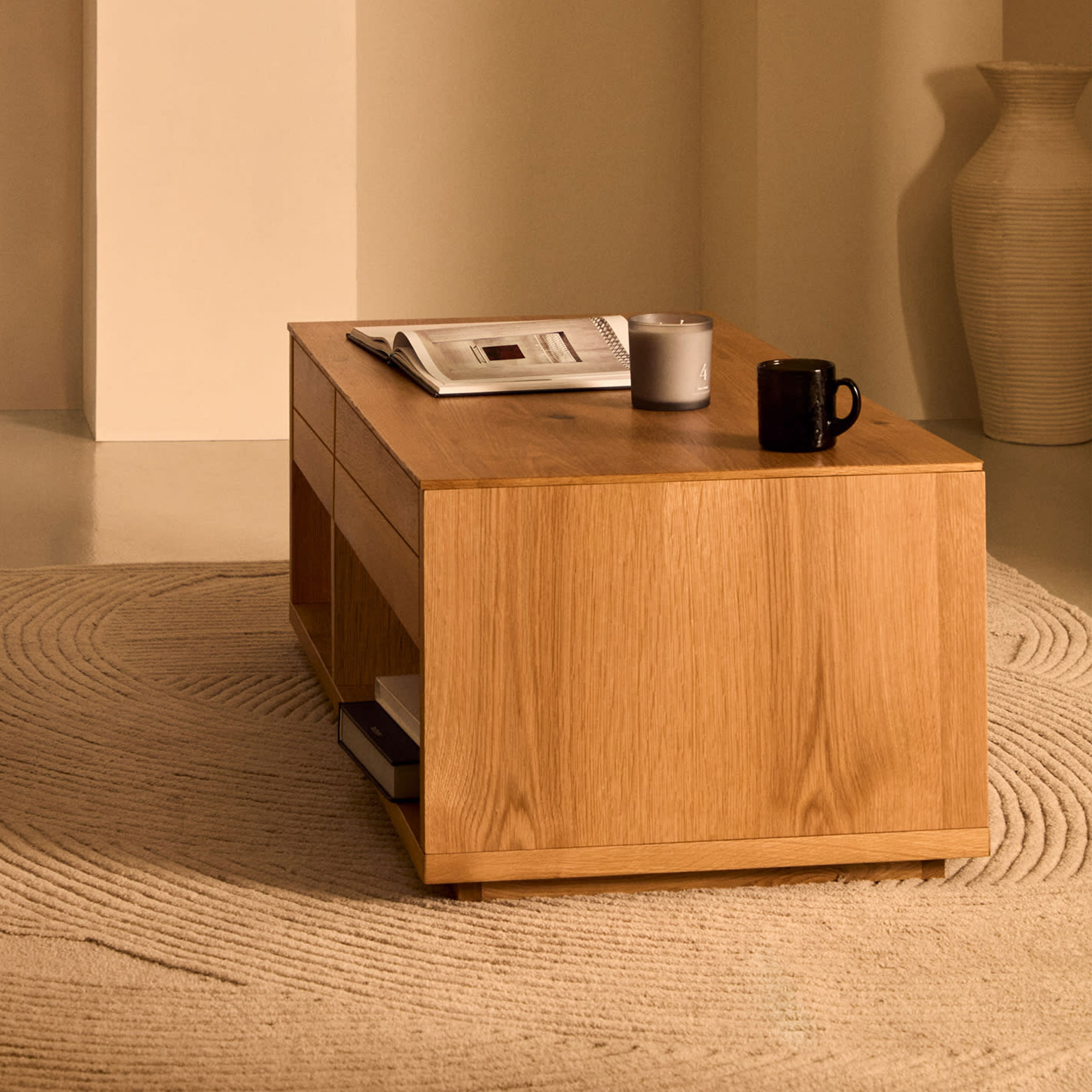 Kave Home Salontafel Alguema Eiken