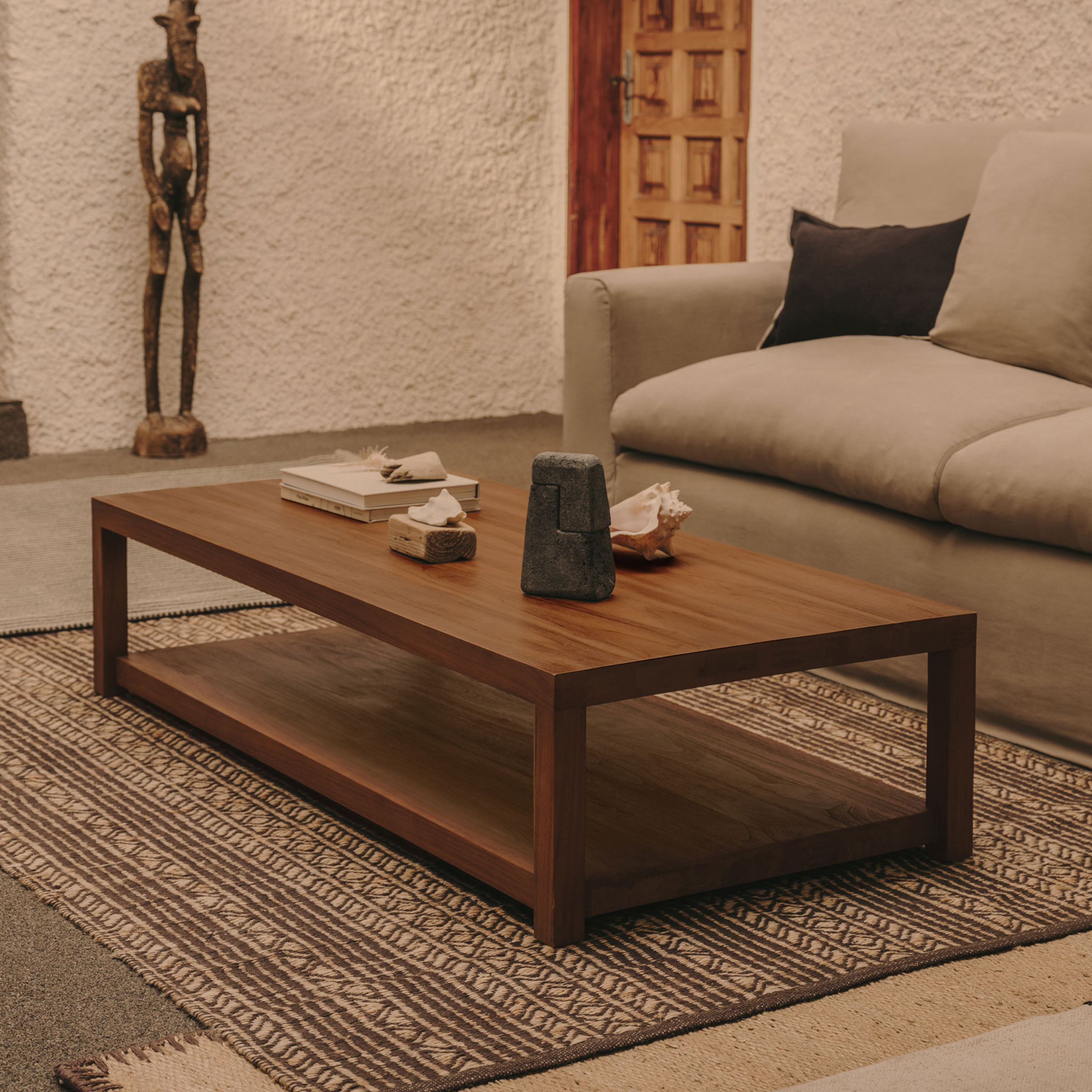 Kave Home Salontafel Sashi Teakhout
