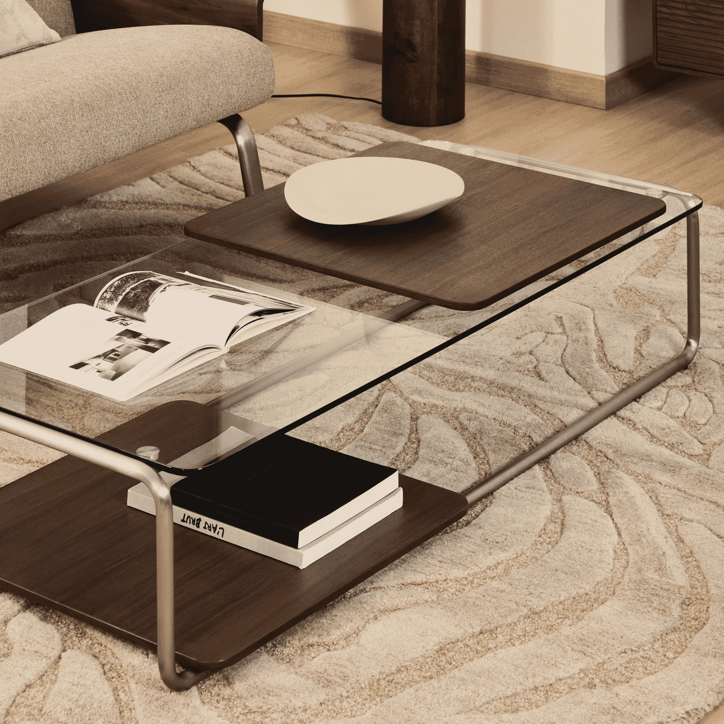 Kave Home Salontafel Tarsel Glas