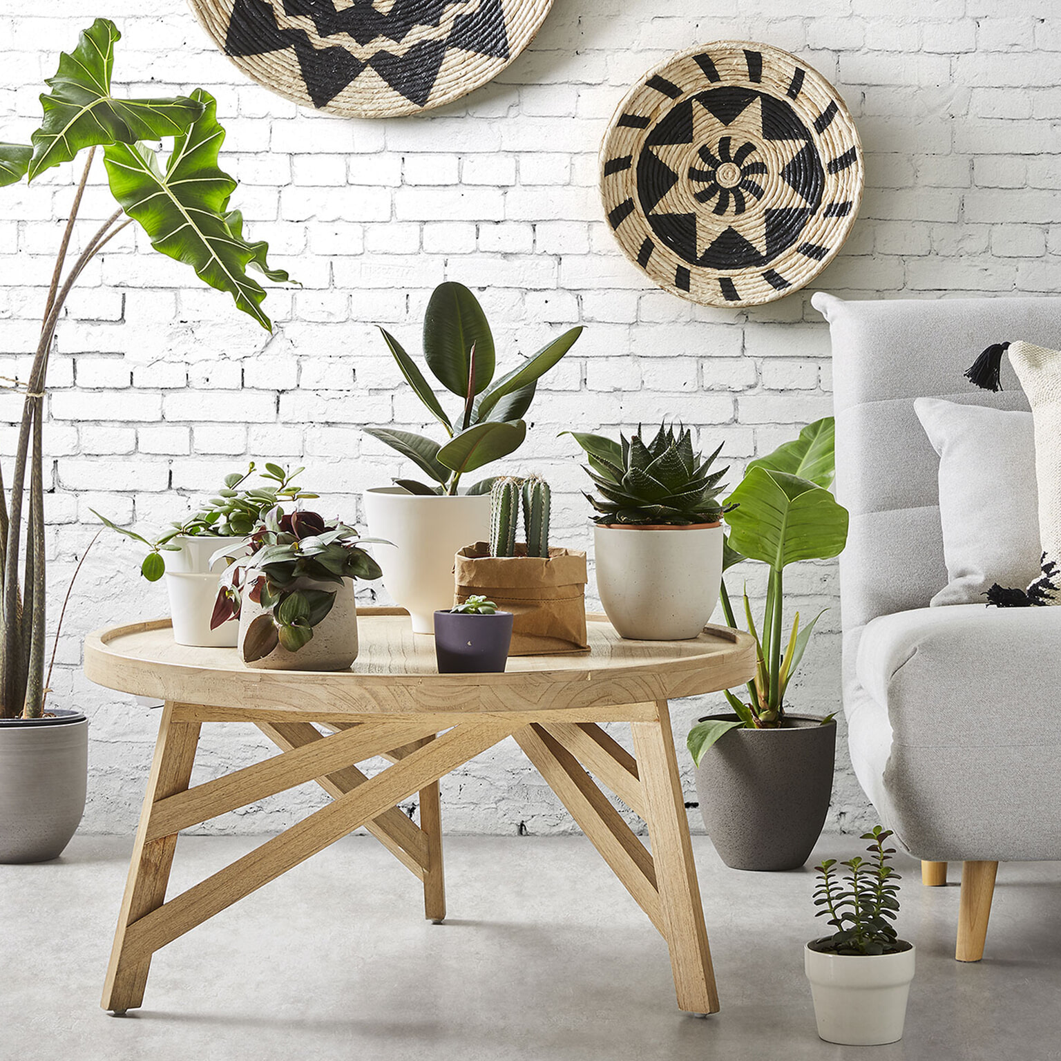 Kave Home Salontafel Tenda 80cm - Naturel - Rond - Japandi | Kave Home