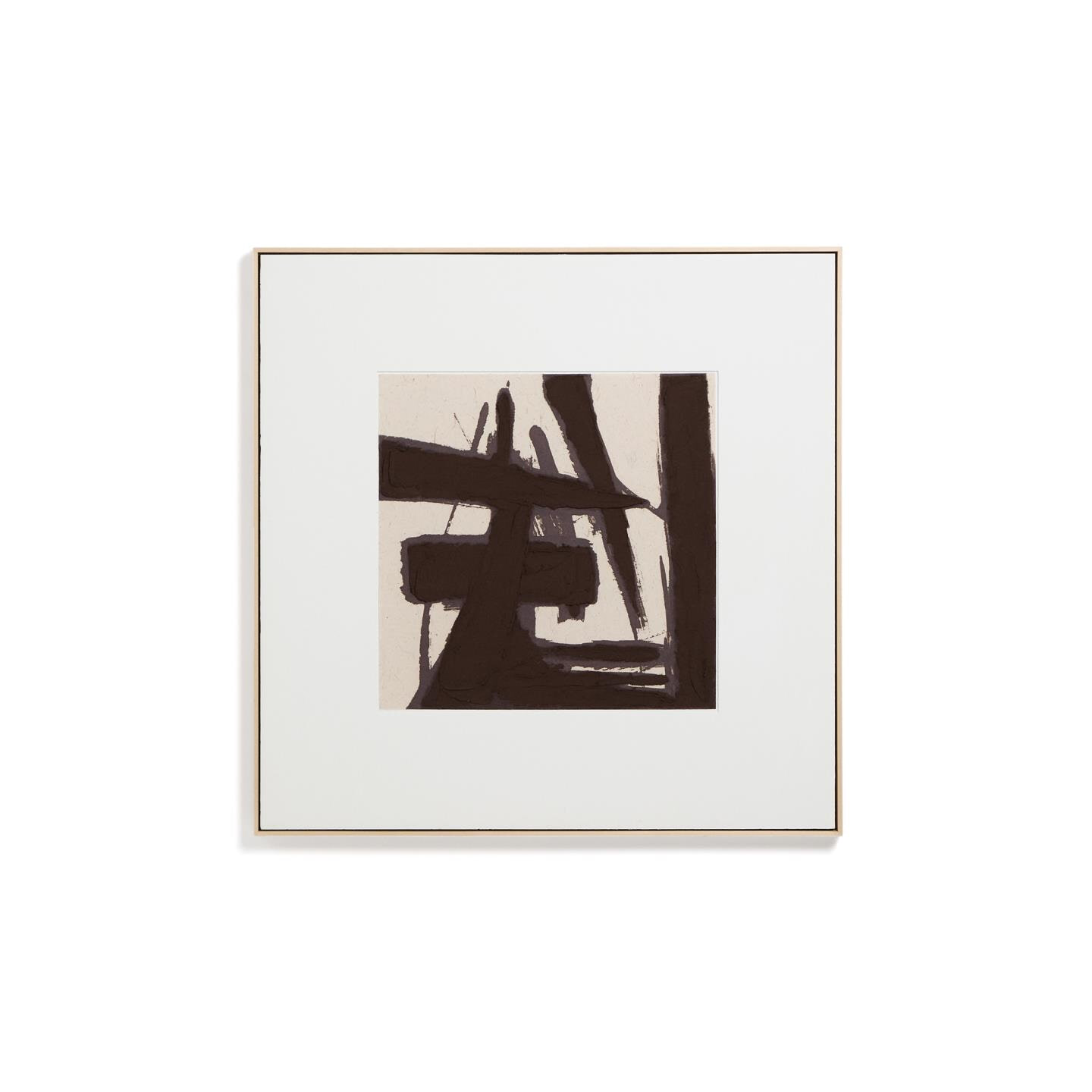 Kave Home Schilderij Arilan 100 x 100cm - Bruin | Kave Home