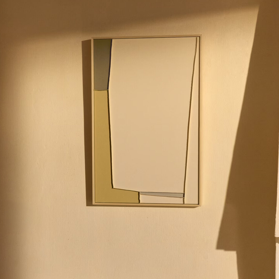 Kave Home Schilderij Deravia 90 x 60cm - Beige | Kave Home