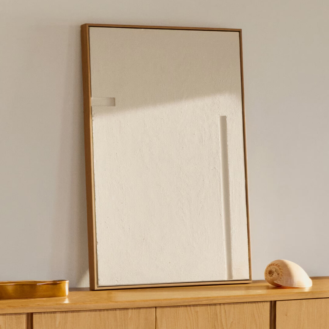 Kave Home Schilderij Sefri 90 x 60cm - Wit | Kave Home