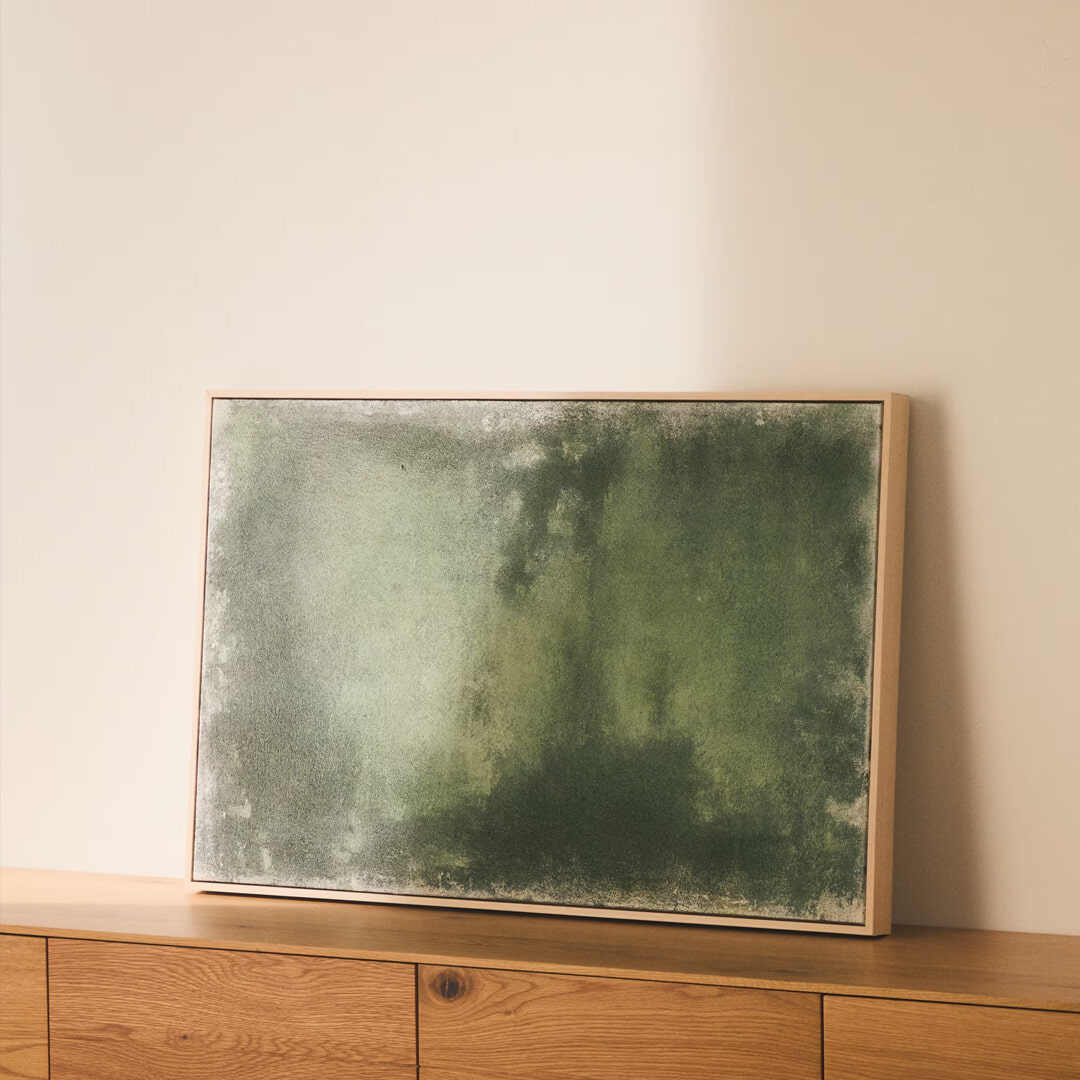 Kave Home Schilderij Selnar 182 x 47cm - Groen | Kave Home