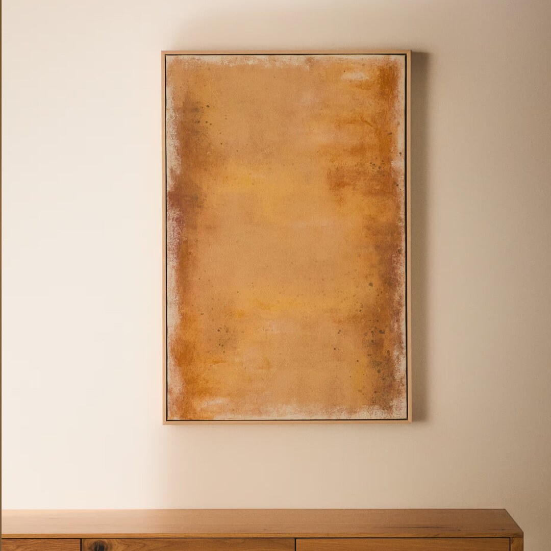 Kave Home Schilderij Selnar 60 x 90cm - Geel | Kave Home