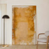 Kave Home Schilderij Selnar XXL 120 x 200cm - Mosterdgeel | Kave Home