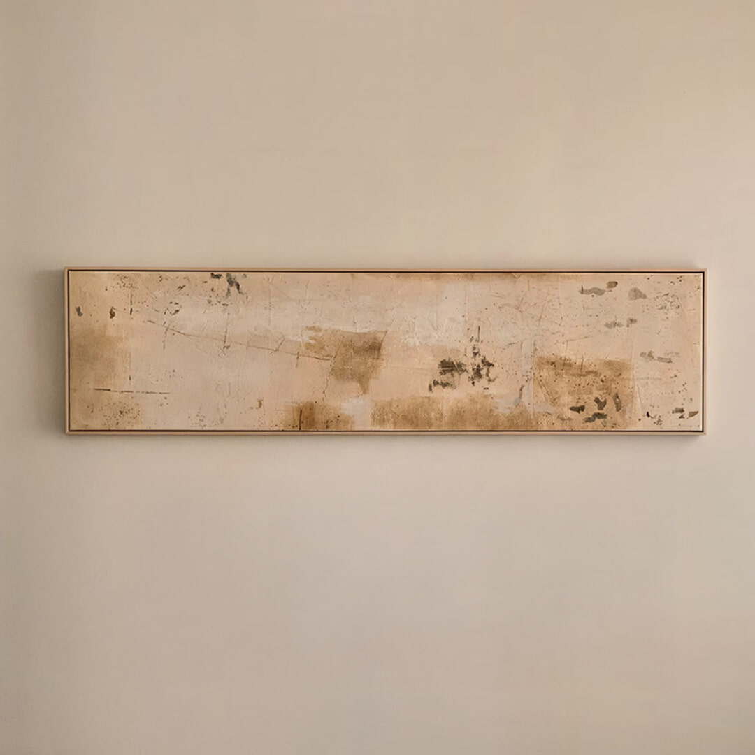 Kave Home Schilderij Silpa 182 x 47cm - Beige | Kave Home