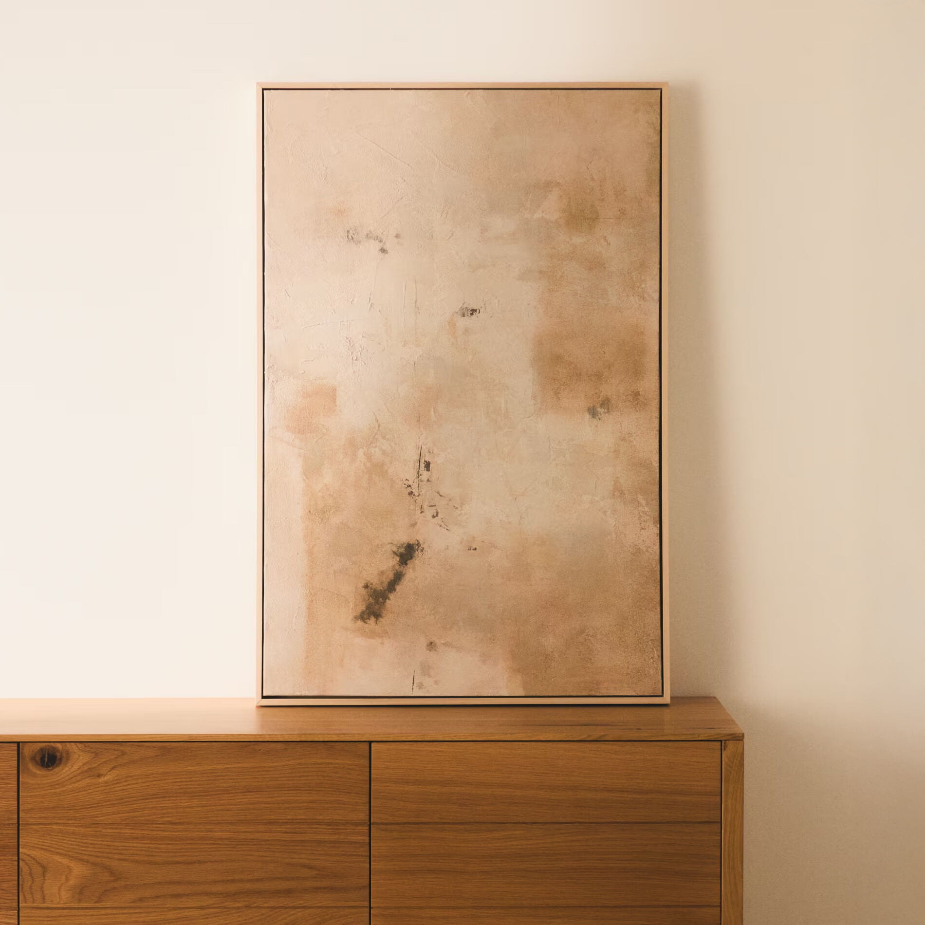 Kave Home Schilderij Silpa 60 x 90cm - Beige | Kave Home