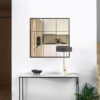 Kave Home Spiegel Ulrica 80 x 80cm - Zwart - Vierkant | Kave Home
