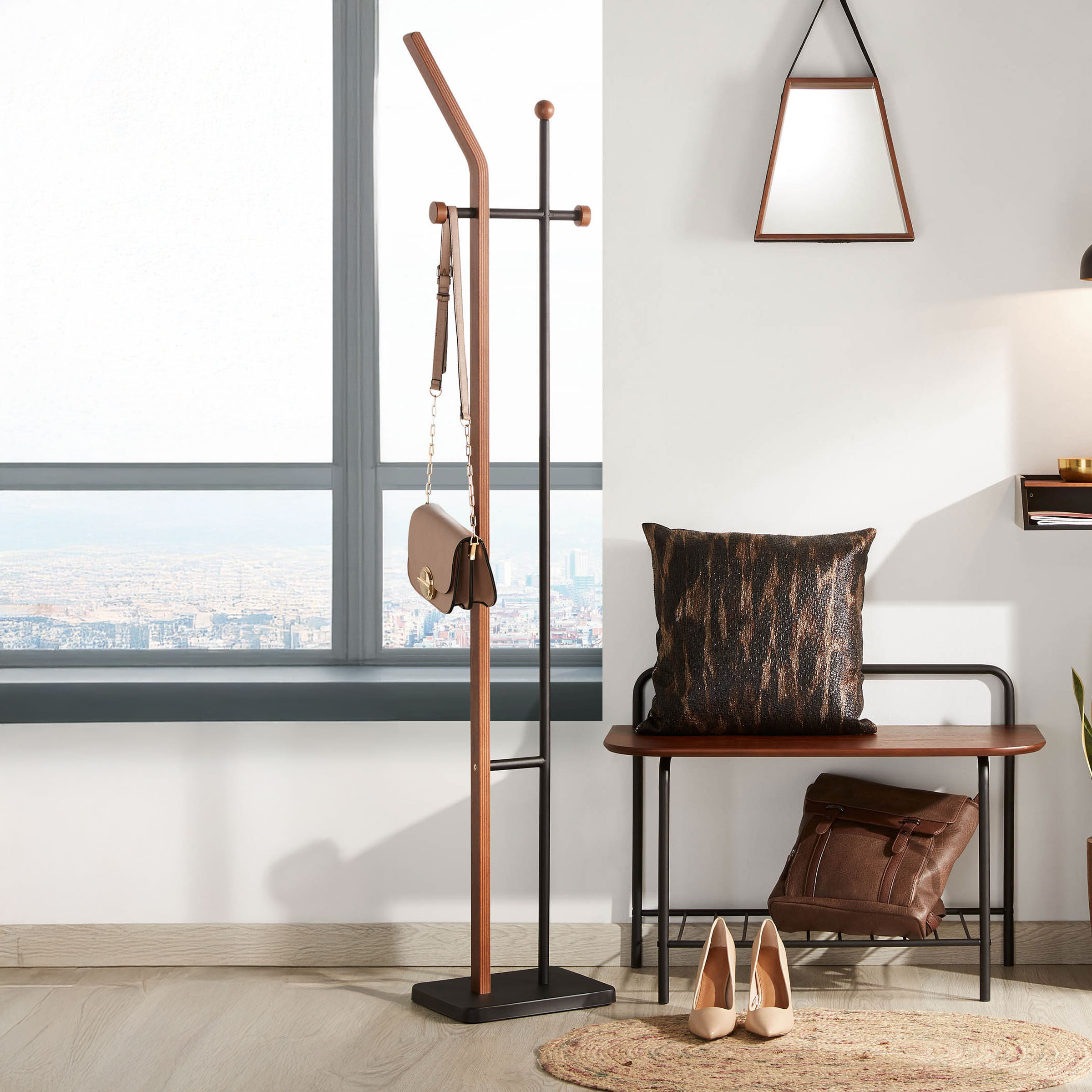 Kave Home Staande Kapstok Magali - Zwart | Kave Home