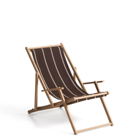 Kave Home Strandstoel Vilara Acaciahout - Bruin/Beige | Kave Home