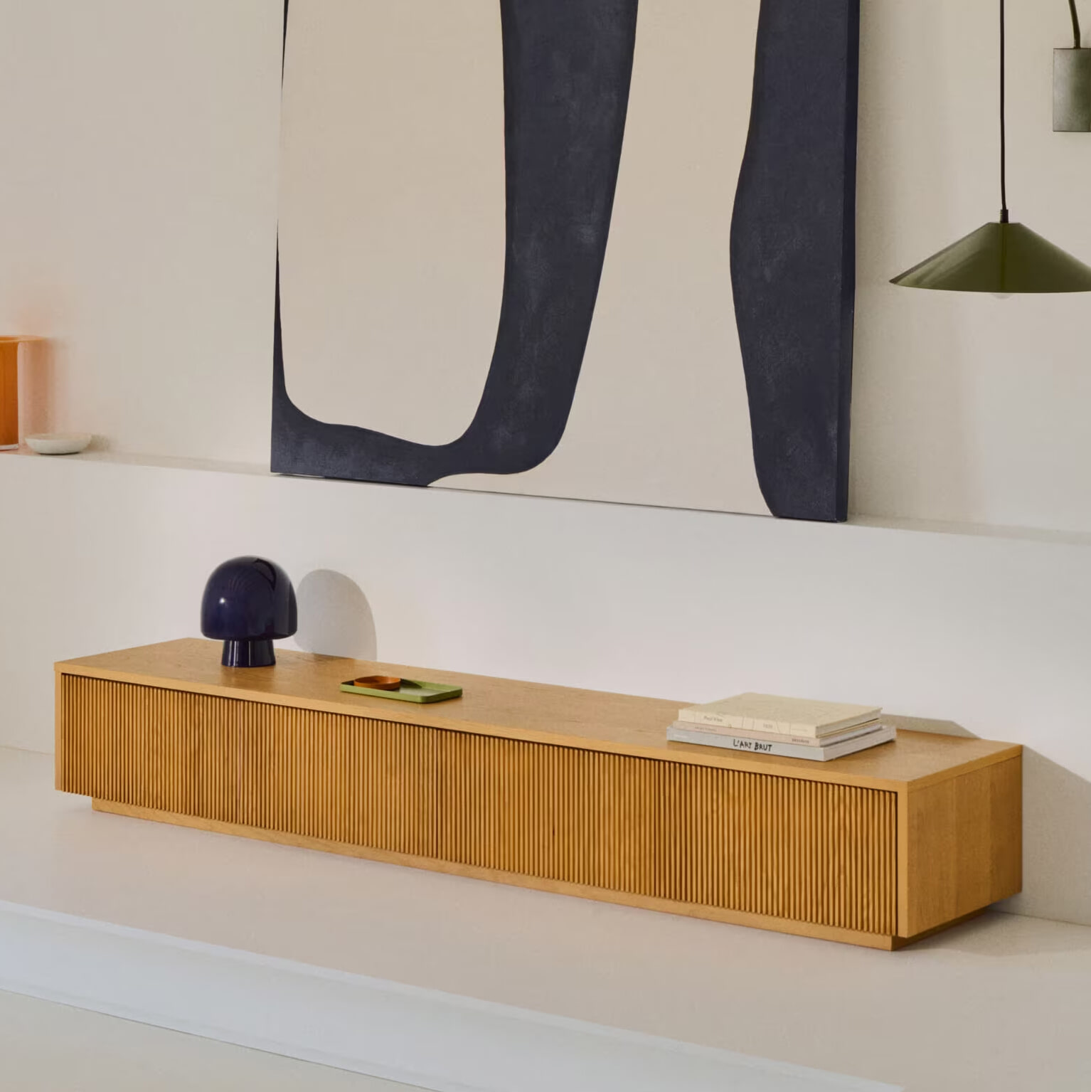 Kave Home TV-meubel Helvine Eiken