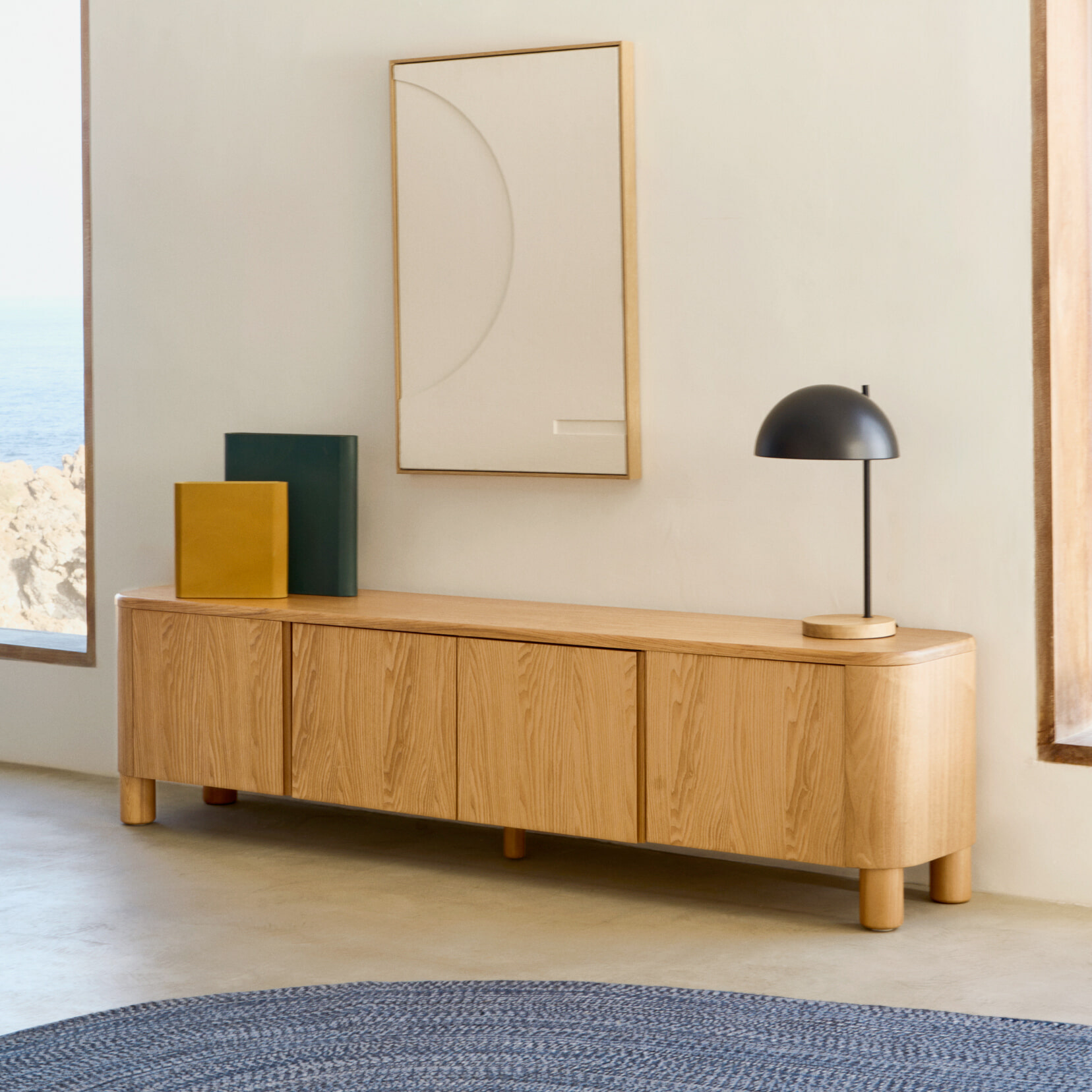 Kave Home TV-meubel Salaya Essenhout
