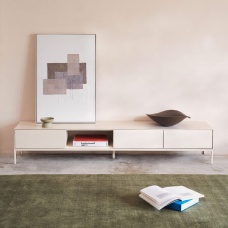 Kave Home TV-meubel Vedrana 195 x 40cm - Wit | Kave Home