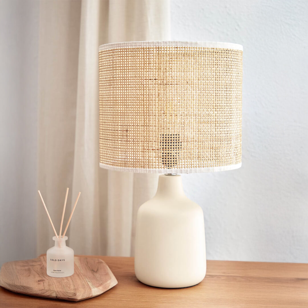Kave Home Tafellamp Erna Bamboe - Naturel - Japandi | Kave Home