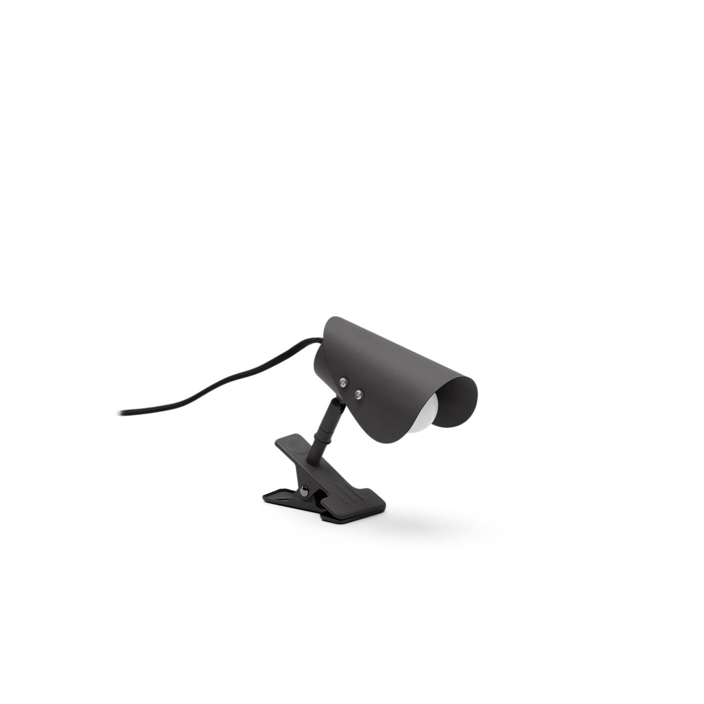 Kave Home Tafellamp Jula Met klem - Zwart | Kave Home