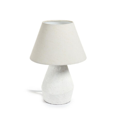 Kave Home Tafellamp Noara Magnesium - Wit | Kave Home