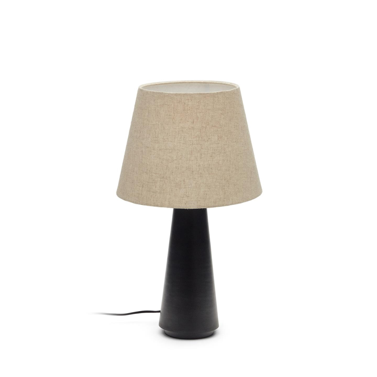 Kave Home Tafellamp Torrent 60cm hoog - Zwart | Kave Home