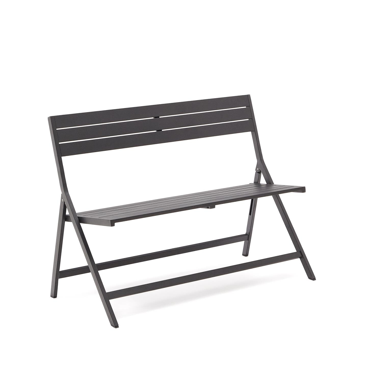 Kave Home Tuinbank Torreta 120cm - Donkergrijs | Kave Home