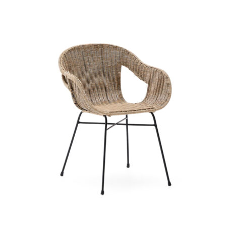 Kave Home Tuinstoel Eltiera Rattan - Naturel | Kave Home