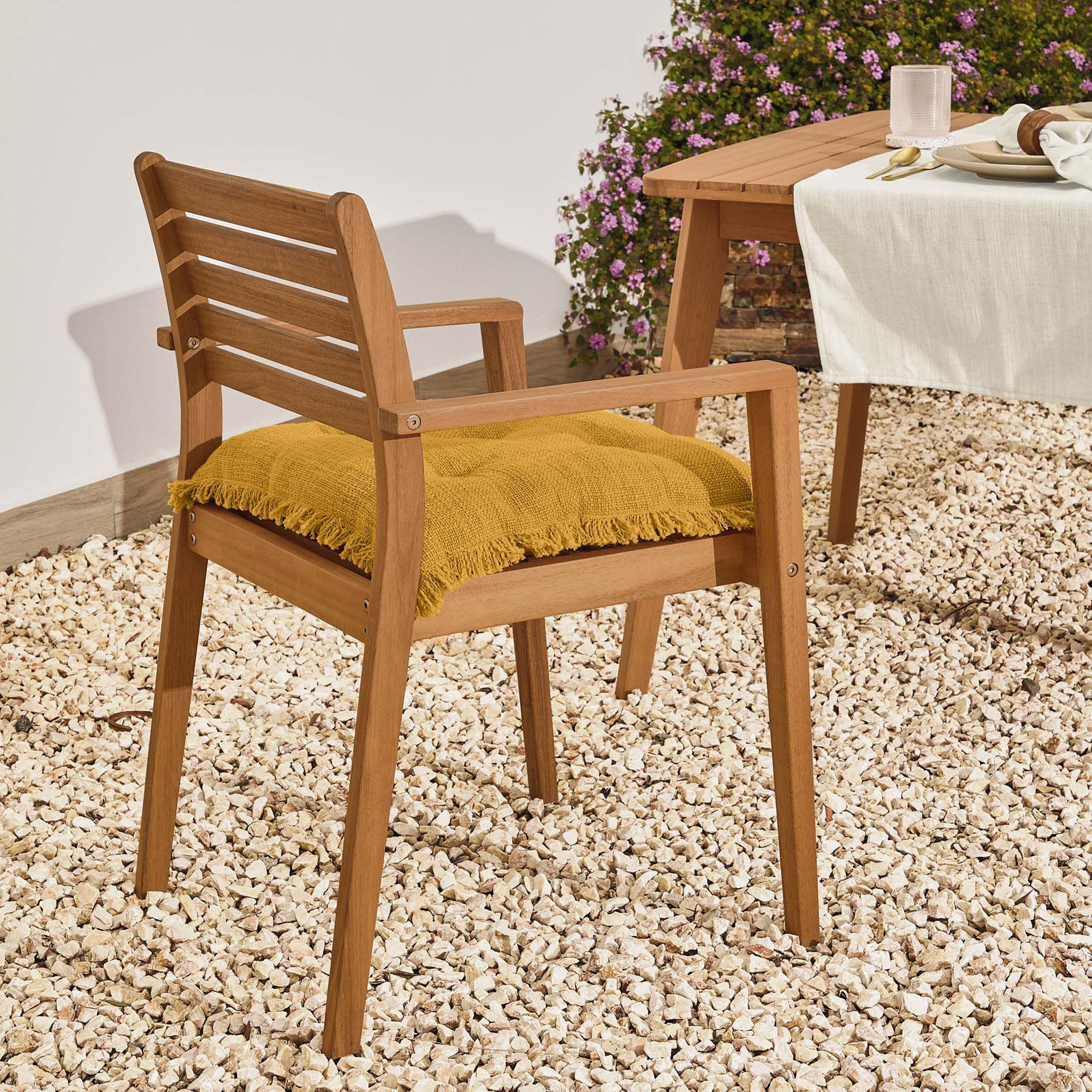 Kave Home Tuinstoel Hanzel - Naturel | Kave Home