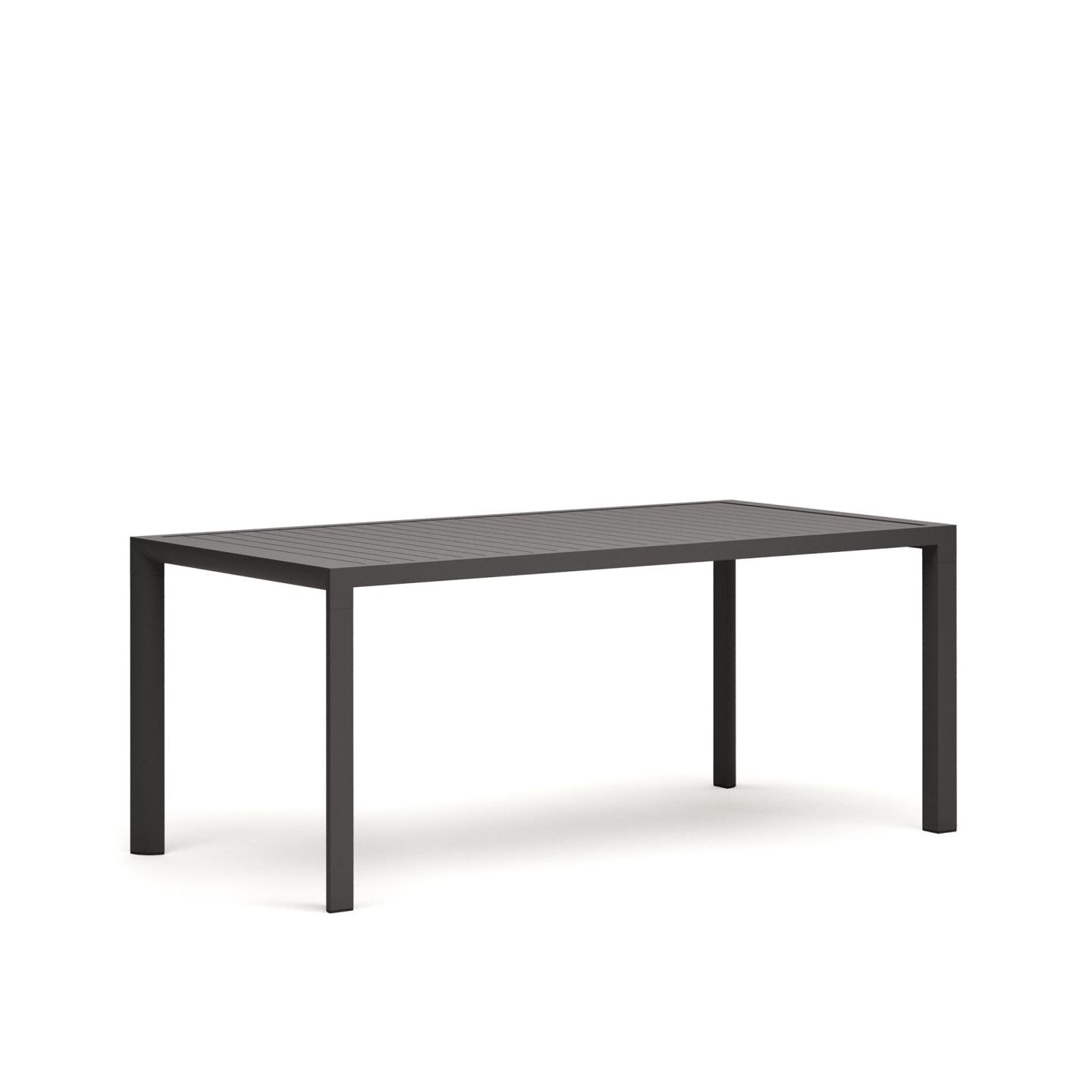 Kave Home Tuintafel Culip 180 x 90cm - Donkergrijs | Kave Home