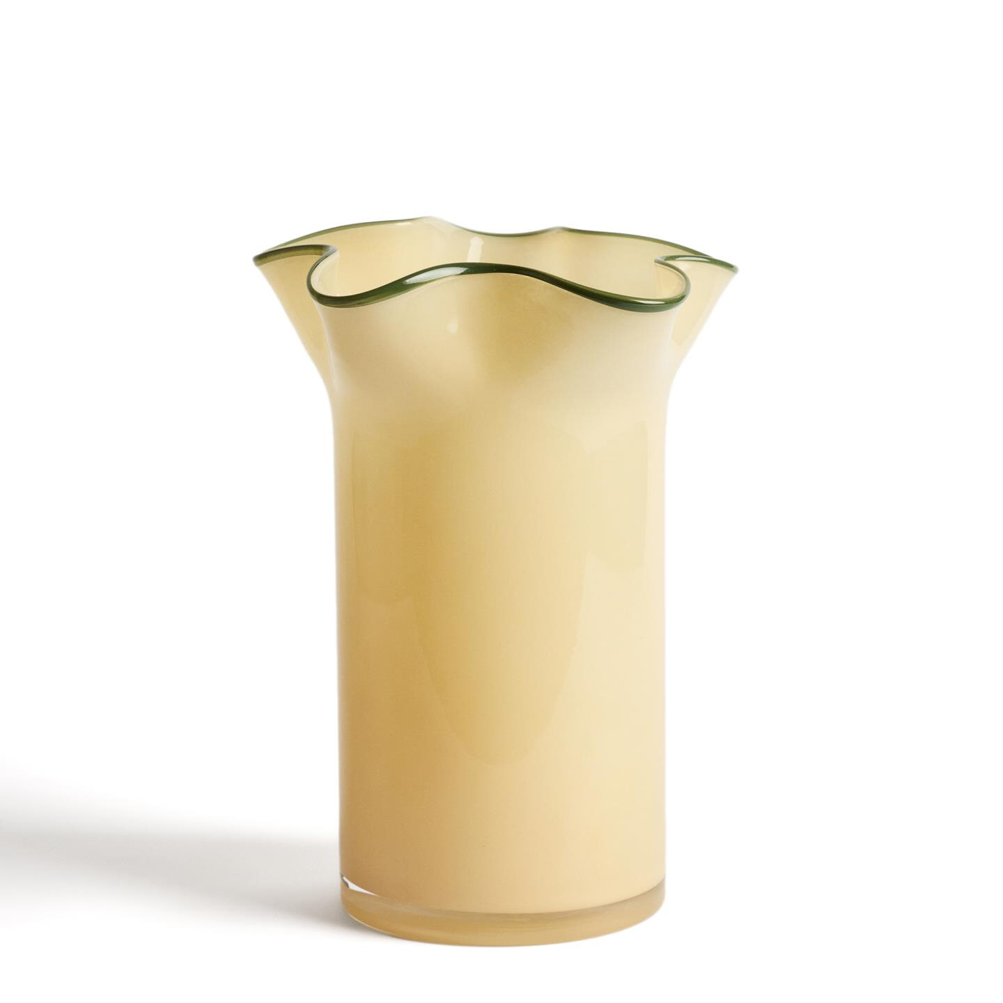 Kave Home Vaas Endasi 31cm - Geel | Kave Home