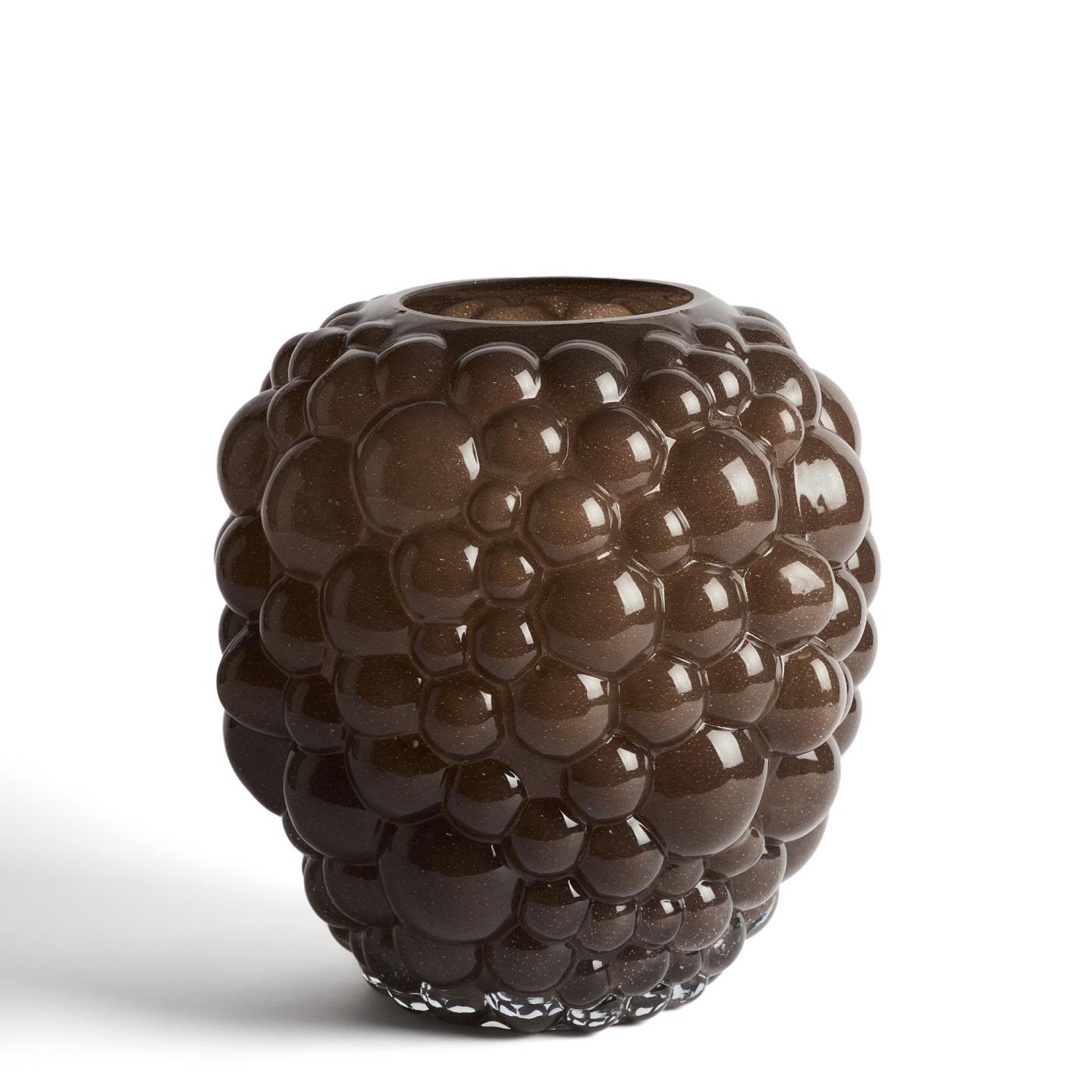 Kave Home Vaas Mure Glas - Bruin | Kave Home