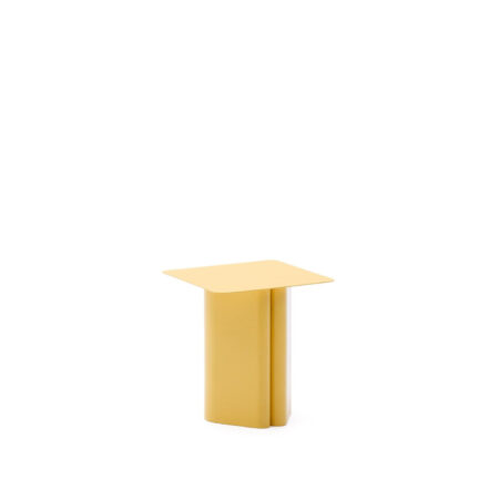 Kave Home Vierkante Bijzettafel Arvin 42 x 42cm - Geel | Kave Home