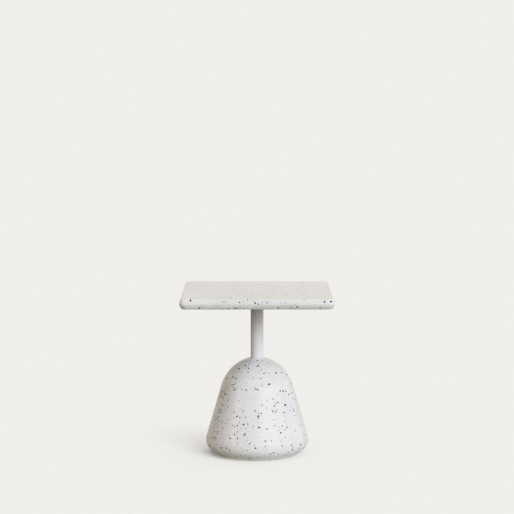 Kave Home Vierkante Bijzettafel Saura Terrazzo