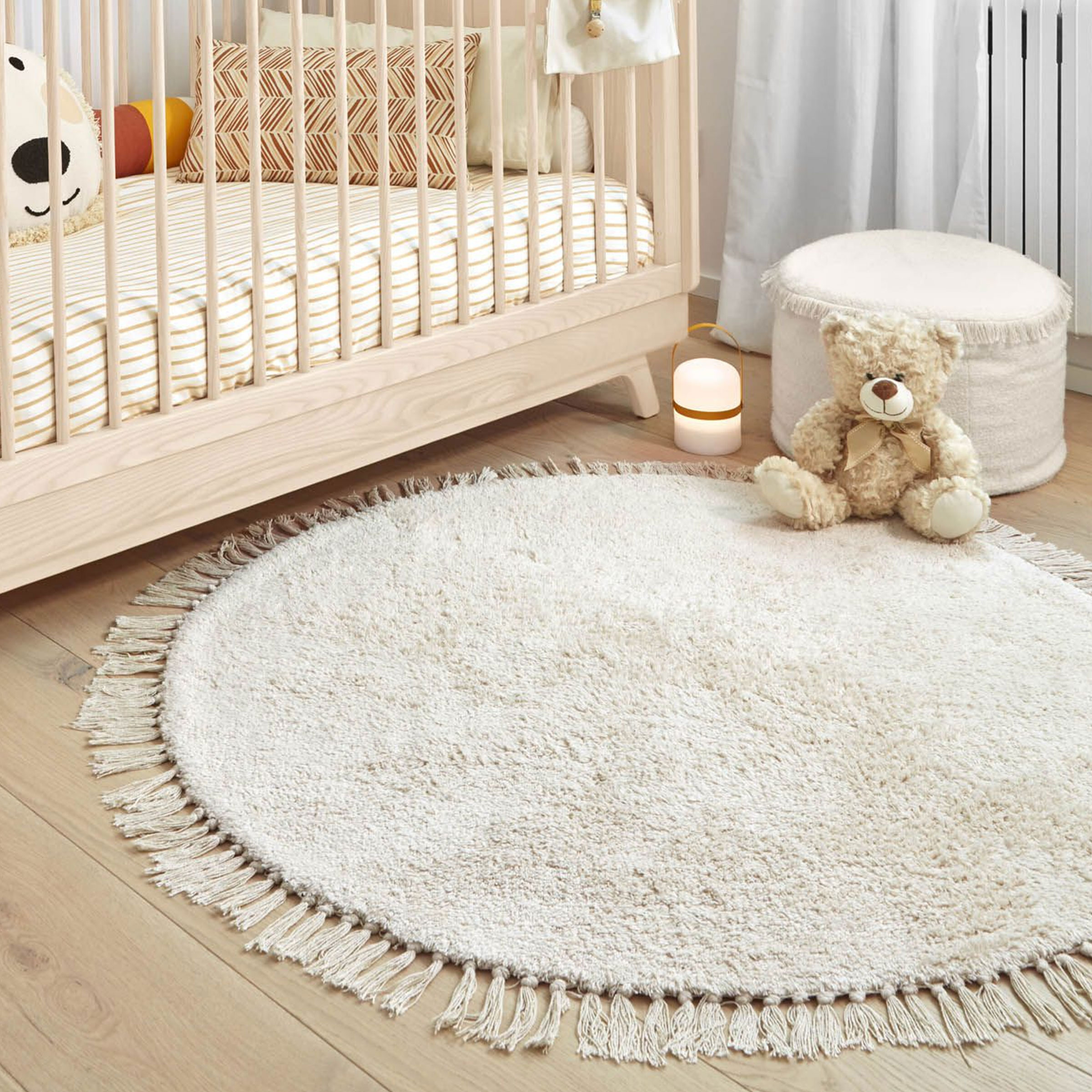 Kave Home Vloerkleed Orwen 100cm - Beige - Rond | Kave Home