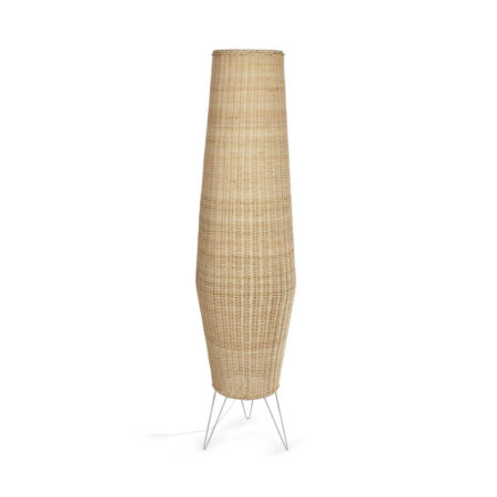 Kave Home Vloerlamp Kamaria Rotan - Naturel | Kave Home