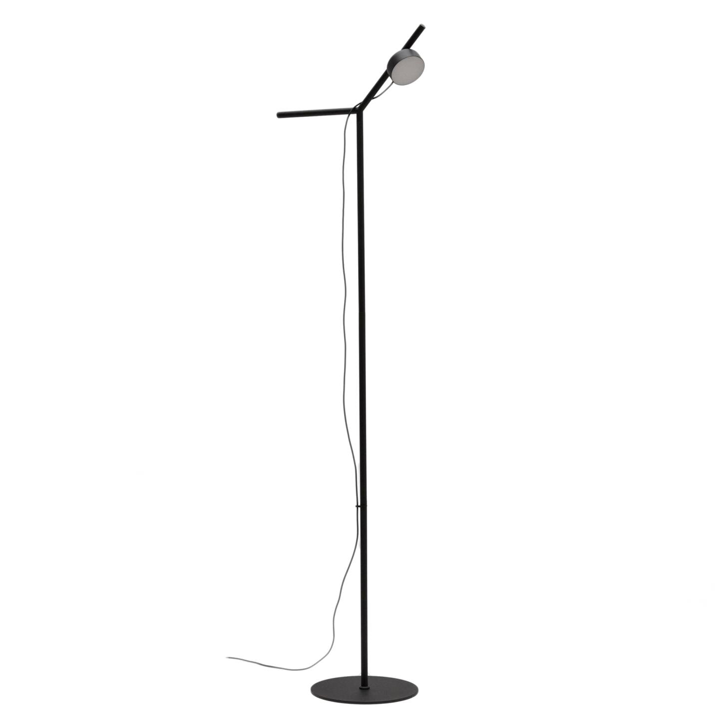 Kave Home Vloerlamp Orey Met verplaatsbare spot - Zwart | Kave Home