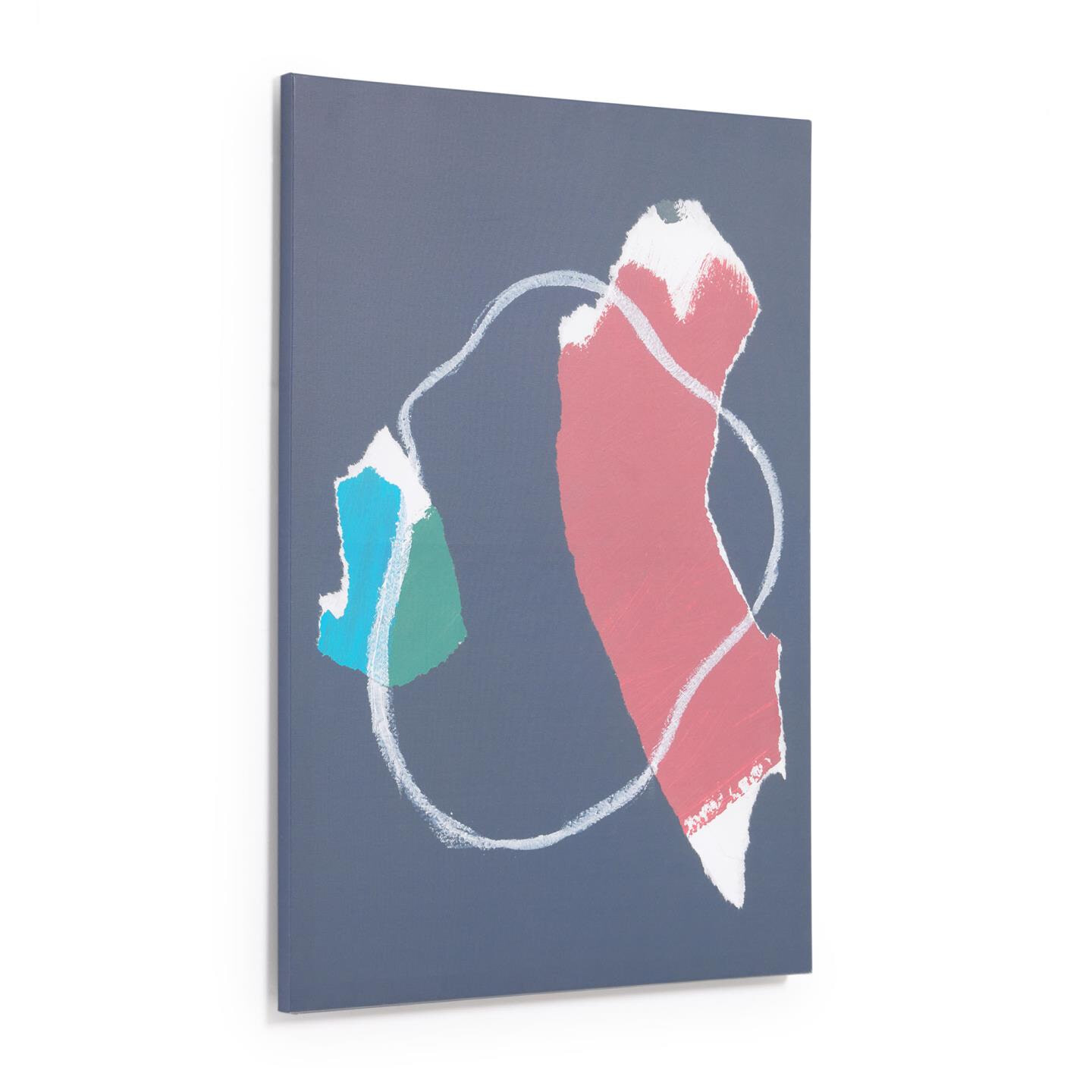 Kave Home Wanddecoratie Zoeli 60 x 90cm - Blauw | Kave Home