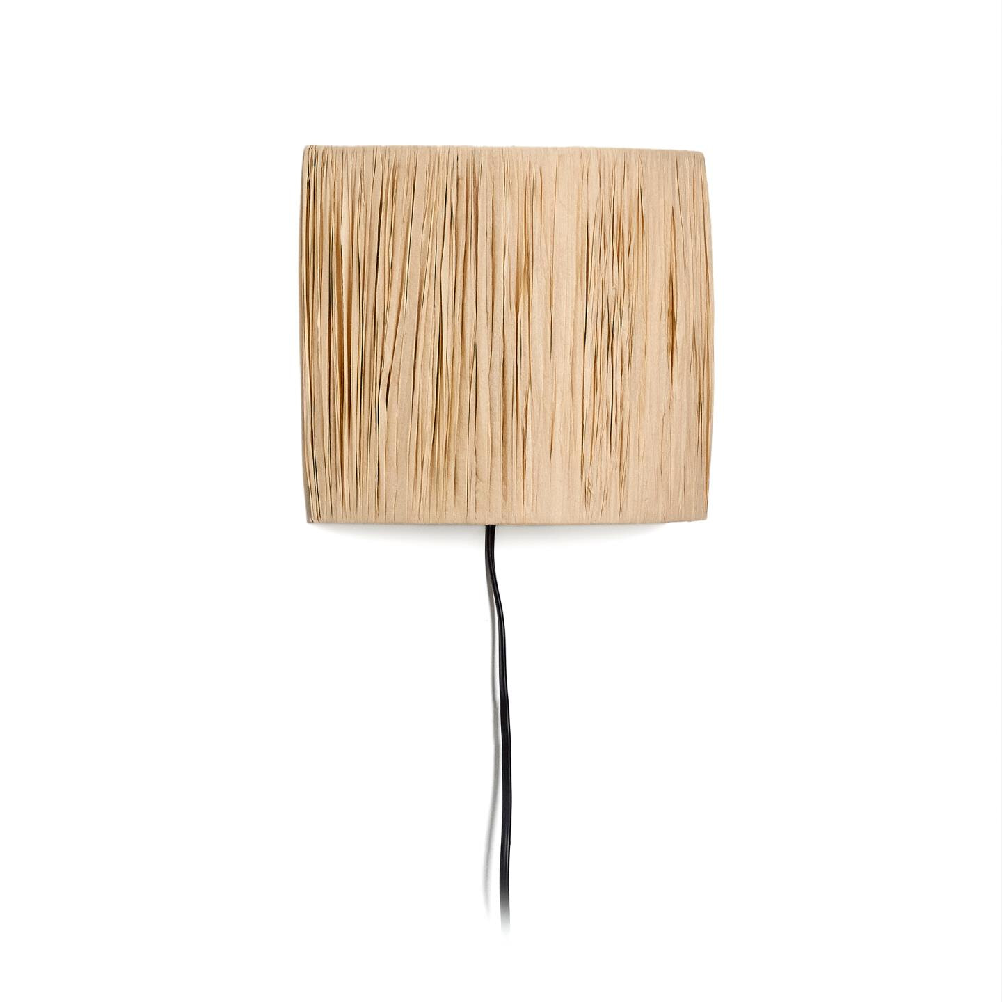 Kave Home Wandlamp Pulmi Raffia - Naturel | Kave Home