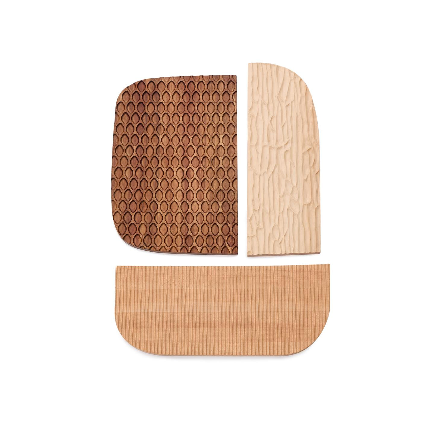 Kave Home Wandpaneel Trivax Set van 3 stuks