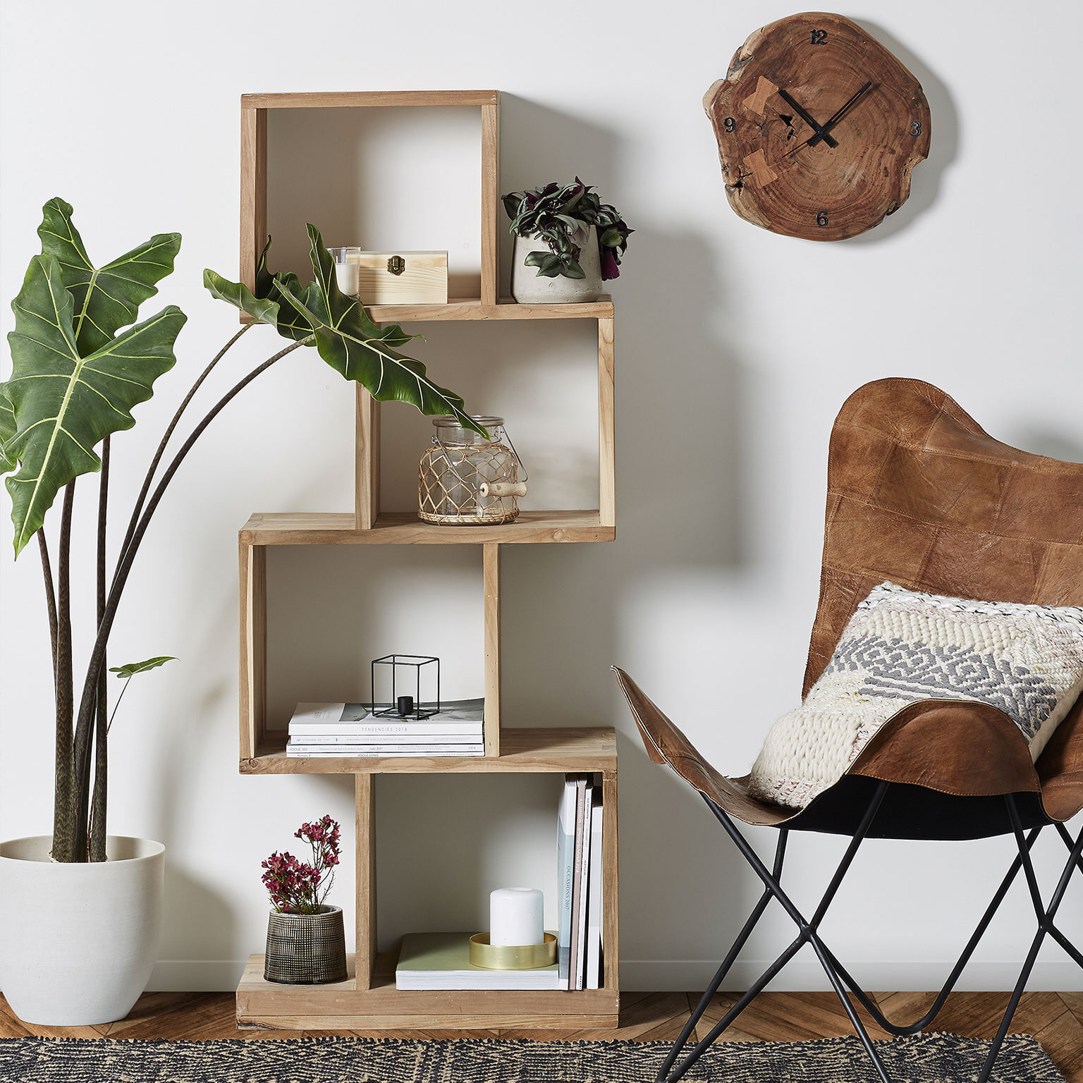 Kave Home Wandrek Aroba 132cm hoog - naturel | Kave Home