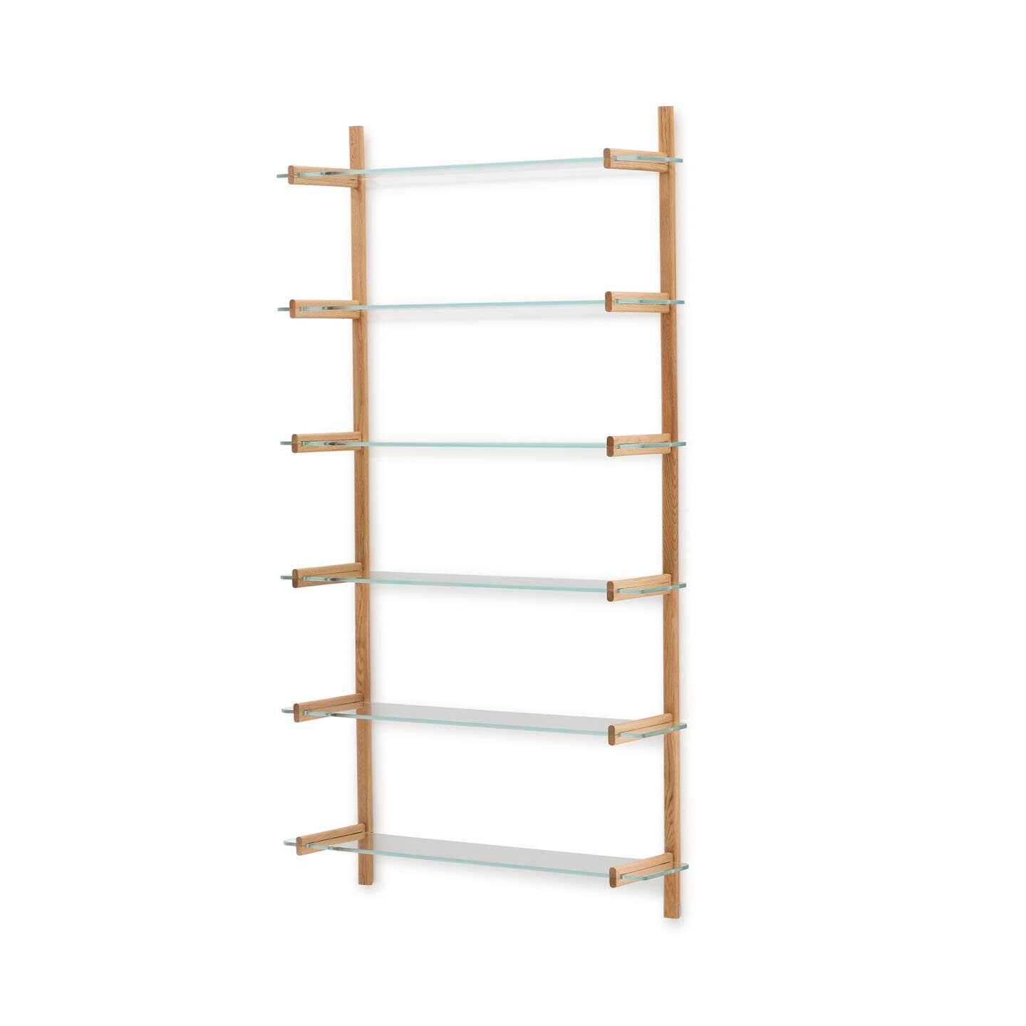 Kave Home Wandrek Sitra Eikenhout en glas