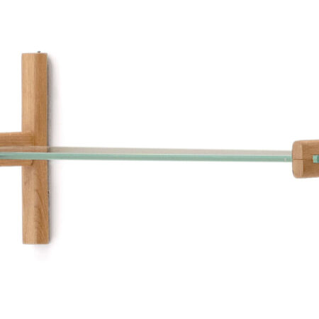 Kave Home Wandrek Sitra Eikenhout en glas