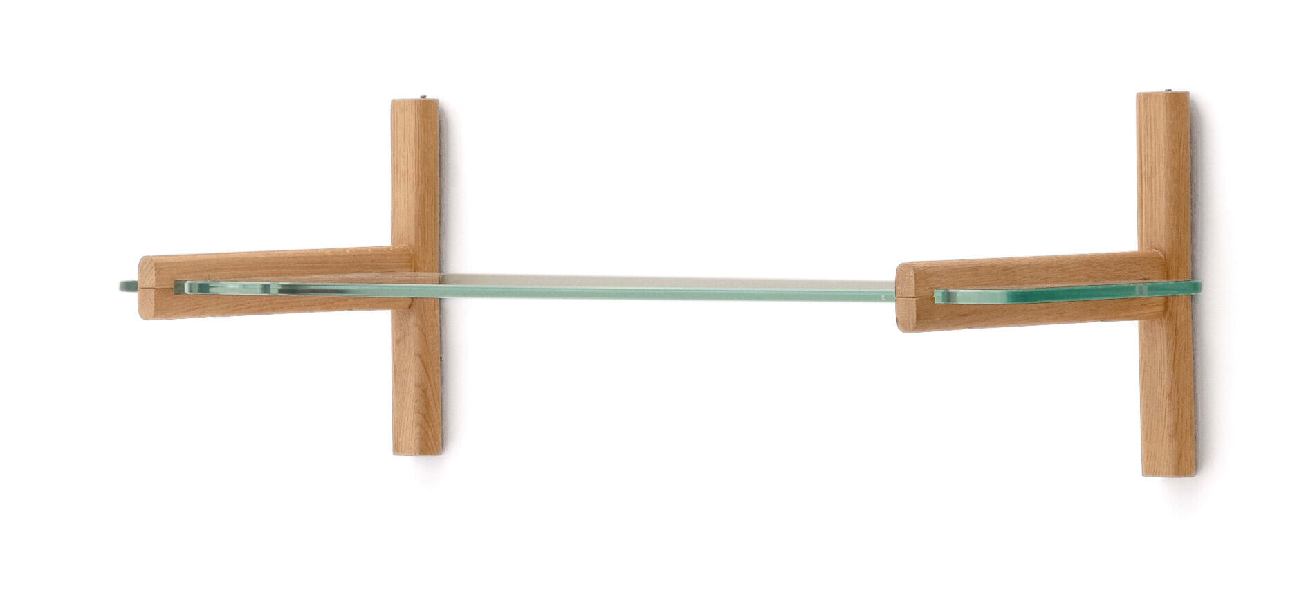Kave Home Wandrek Sitra Eikenhout en glas